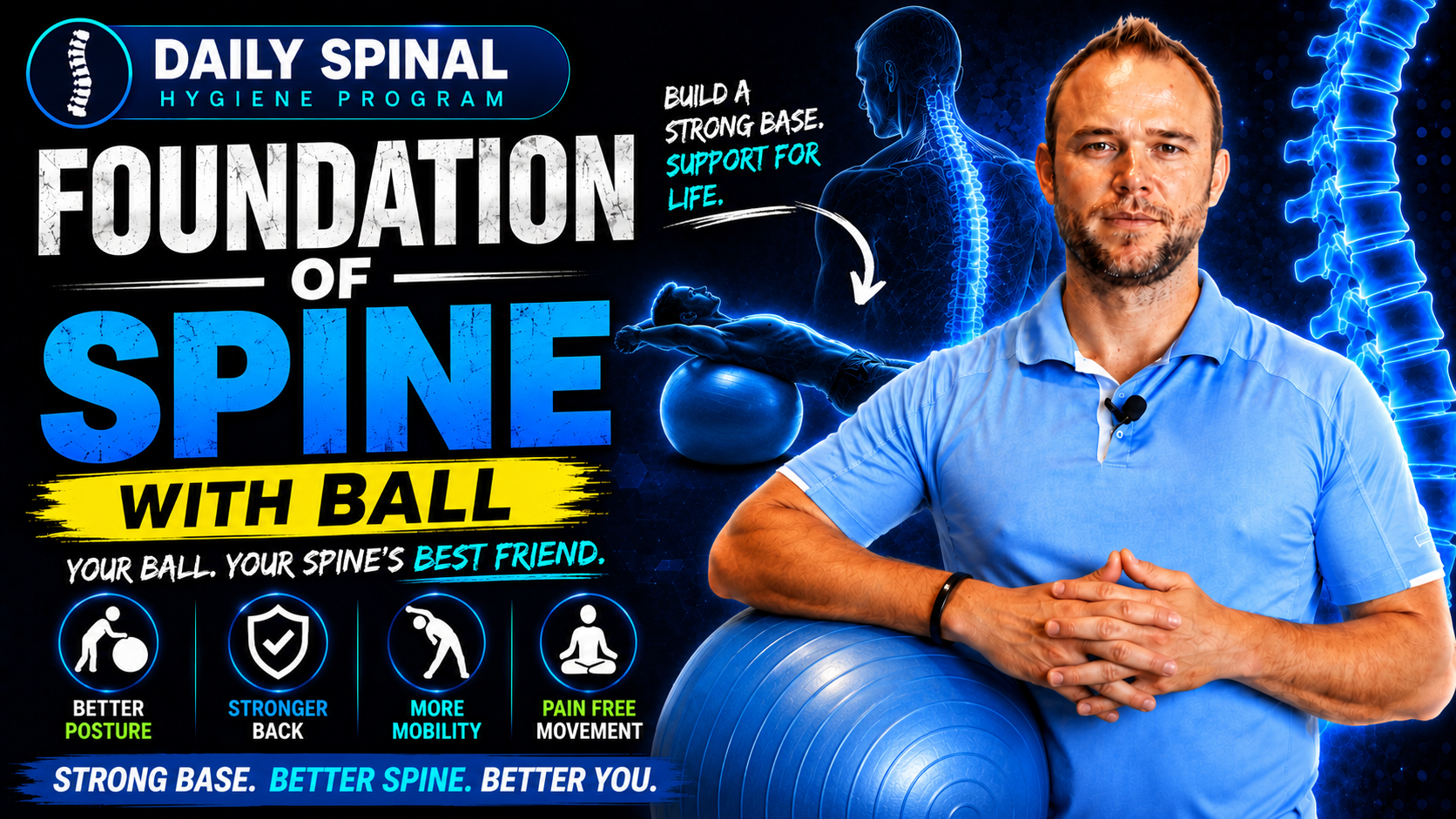 Wellness Wednesday Foundations of Spine with Ball