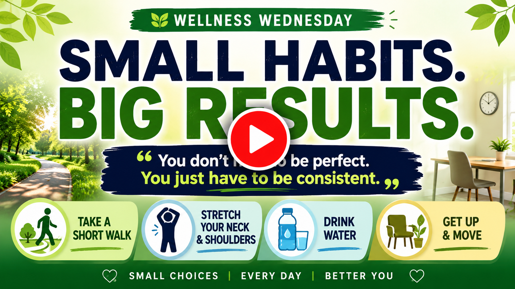Wellness Wednesday: Small Habits. Big Results